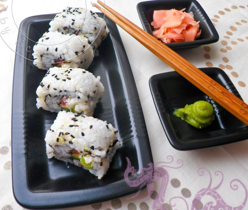 Ingrédients sushi frais