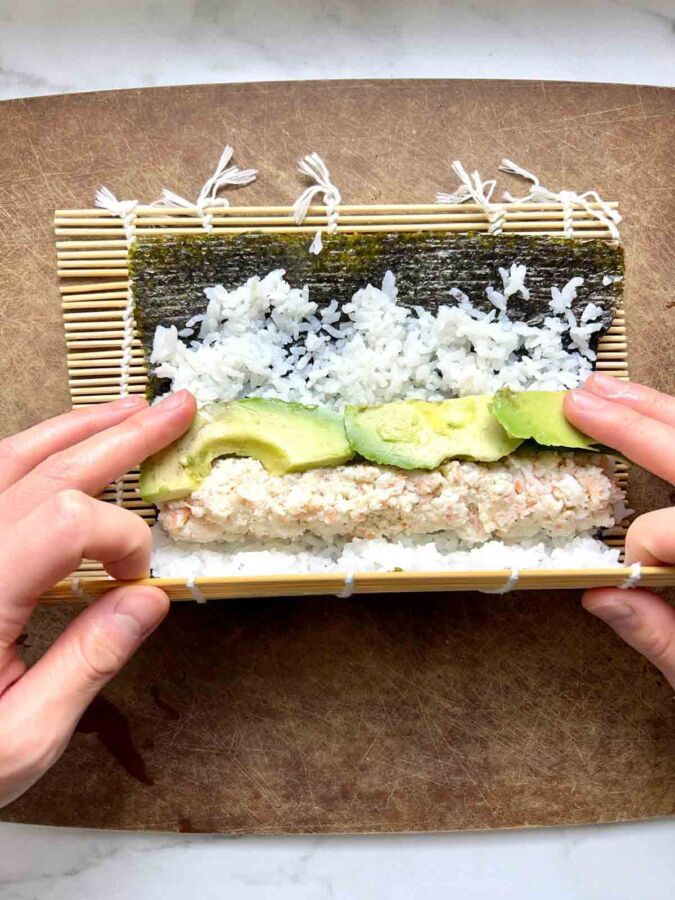 california roll sushi nutrition