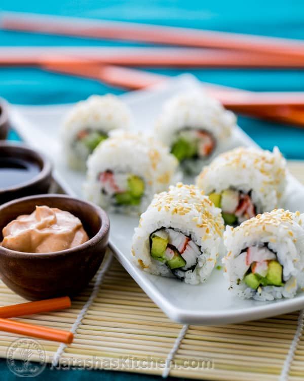 california roll sushi nutrition