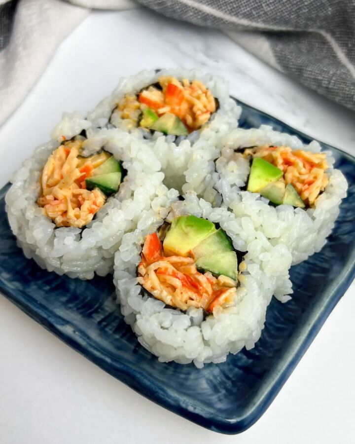 Ingrédients sushi frais
