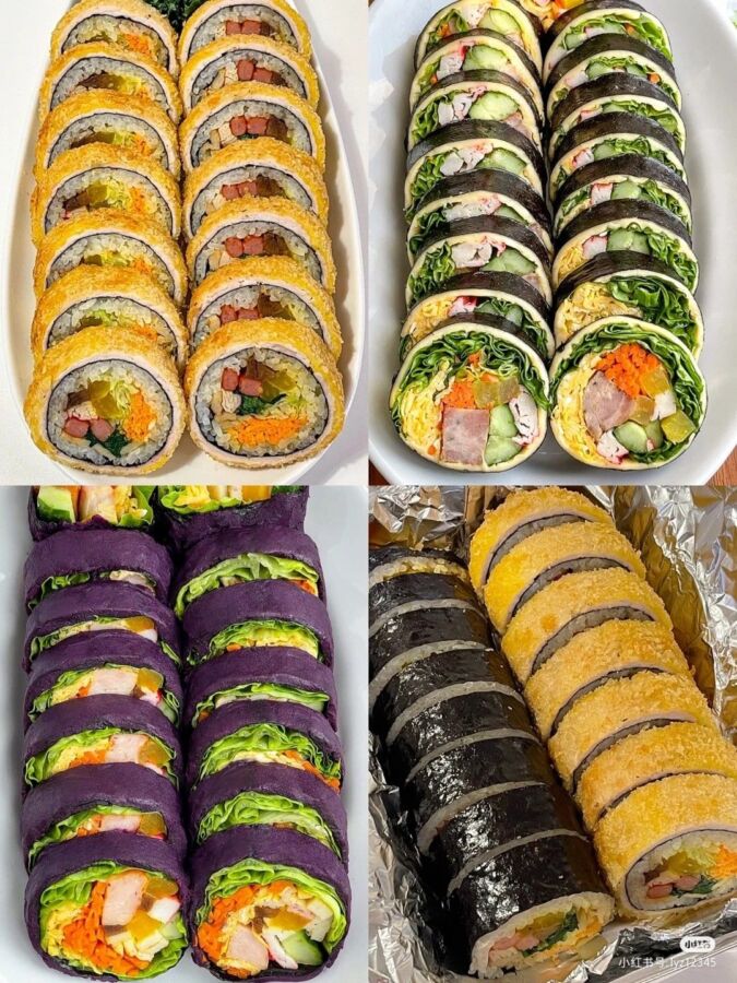 Préparation sushi plan de travail