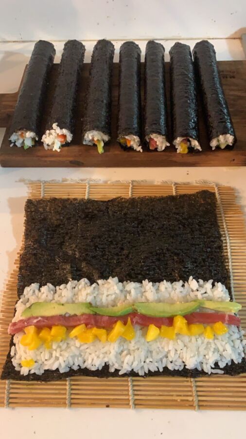 préparer california roll