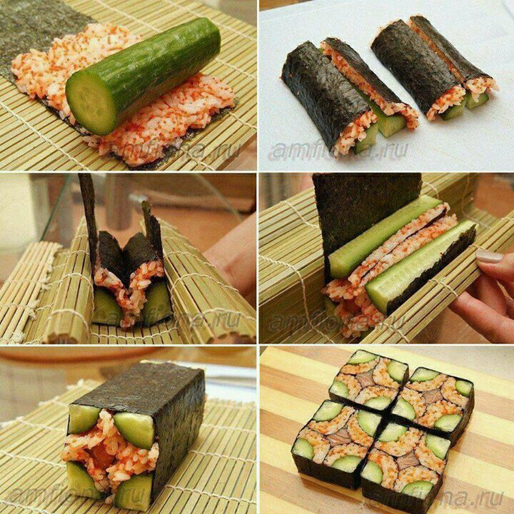 Préparation sushi plan de travail