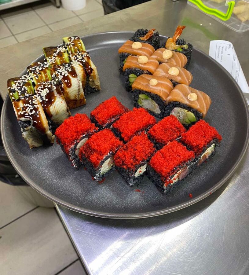 Sushi créatif assiette
