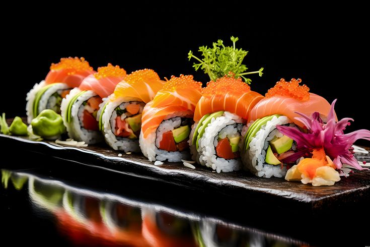 Sushi créatif assiette