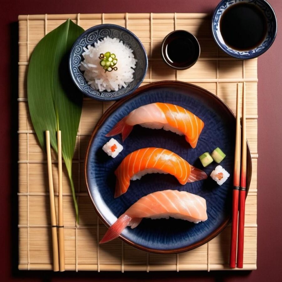 Sushi créatif assiette