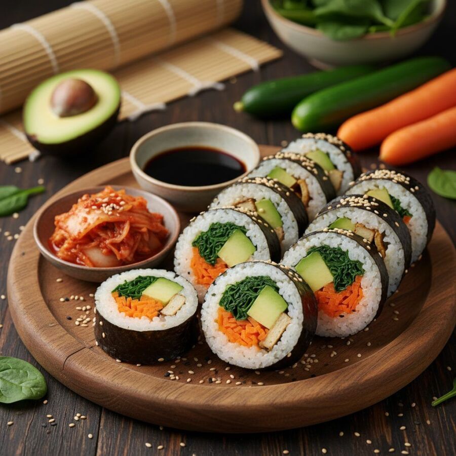 Sushi créatif assiette