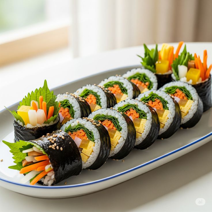 Sushi créatif assiette