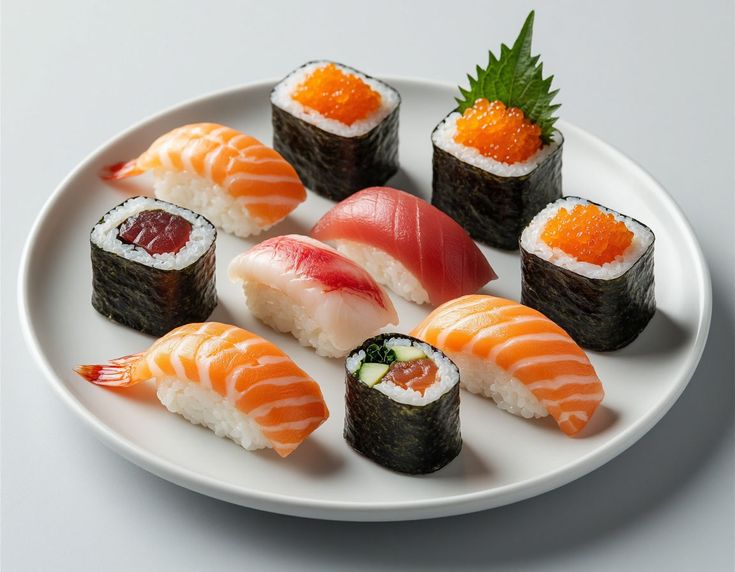 Sushi créatif assiette