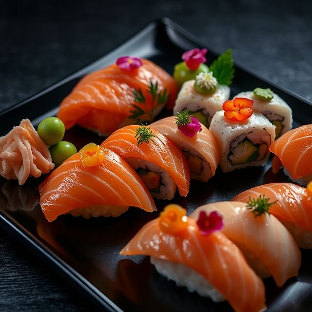 California roll saumon avocat