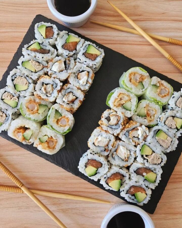Sushi créatif assiette