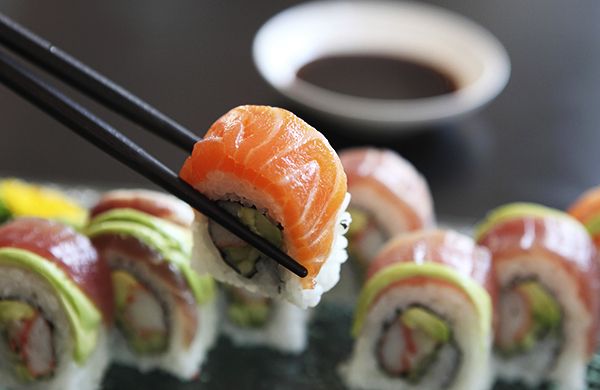 Sushi créatif assiette