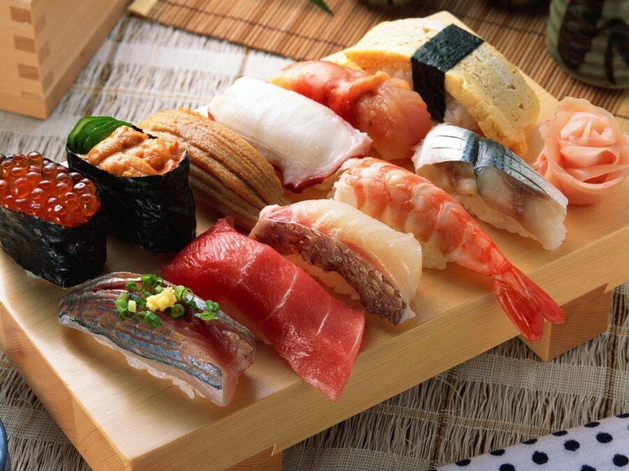 Sushi créatif assiette