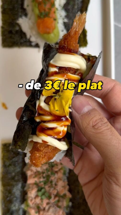 sélection sushi livraison Paris