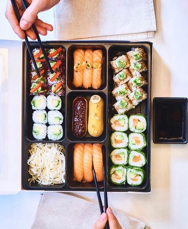 sélection sushi livraison Paris