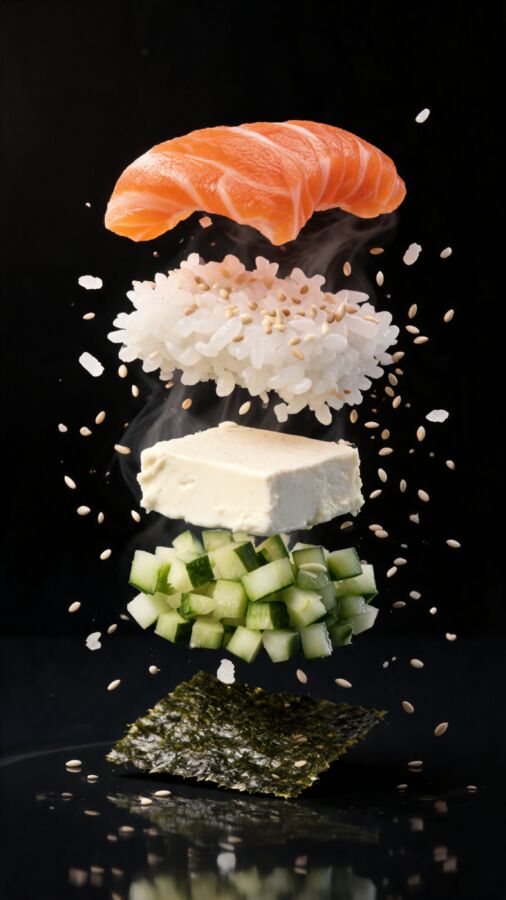 Menu halal Planet Sushi